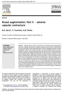 Breast Augmentation Part Ii Adverse Capsular Contracture