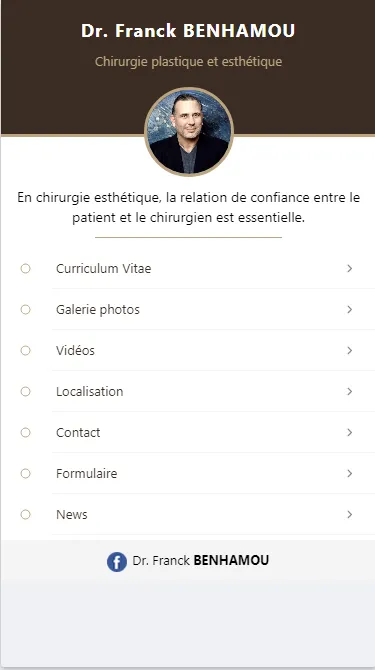 Application Docteur Benhamou