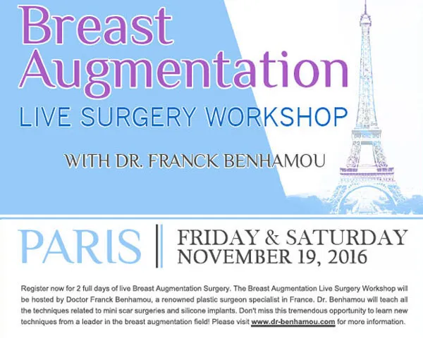 Workshop Breast Augmentation, Novembre 2016