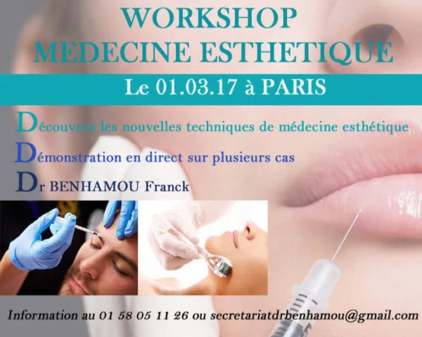 Workshop Médecine esthétique, Mars 2017