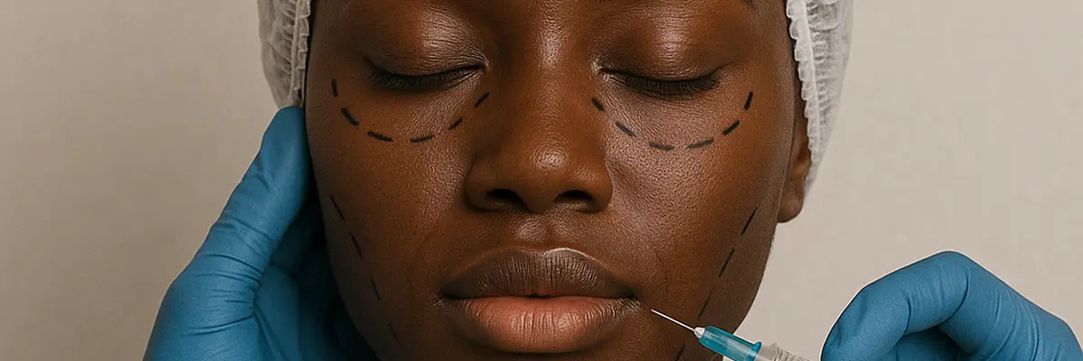 Particluarité des la chirurgie esthétique sur une peau noir.