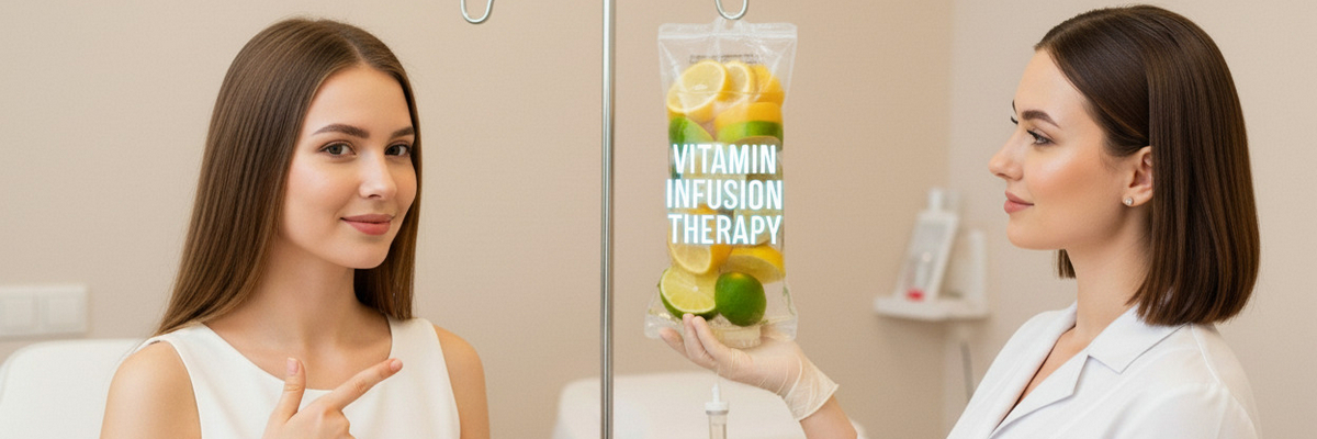 Infusions, perfusions et injections de vitamines contre le vieillissement.