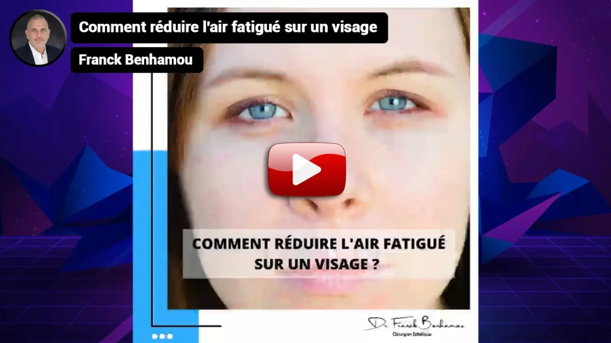 Comment réduire l'air fatigué sur un visage.