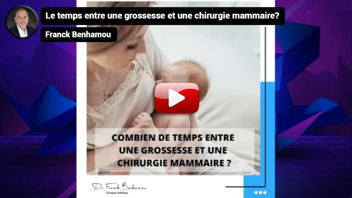 Le temps entre grossesse et chirurgie mammaire.