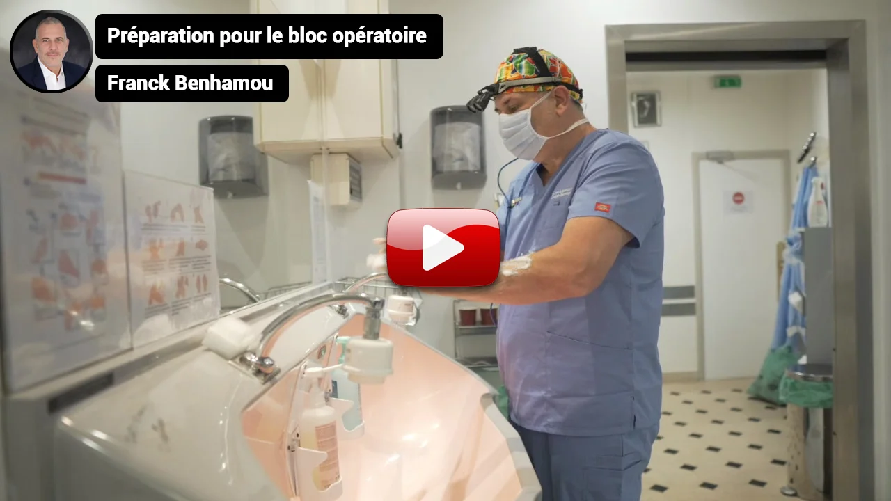 Préparation pour le bloc opératoire.