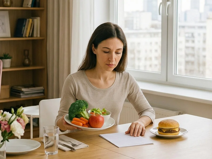 Régime alimentaire avant et après chirurgie esthétique.