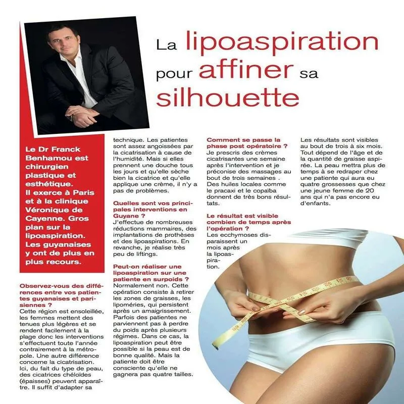 lipoaspiration pour affiner sa silhouette